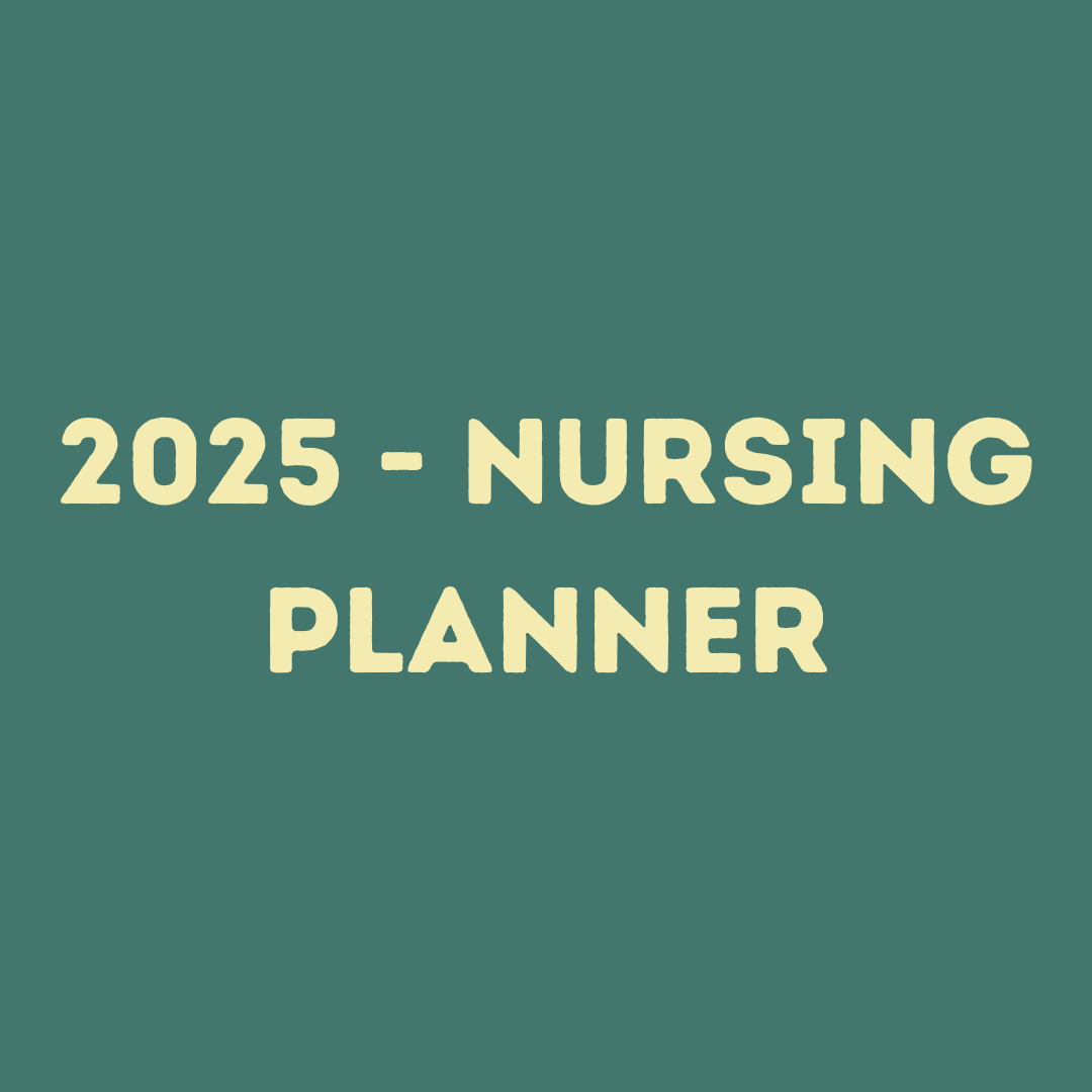 2025 - Nursing Planner